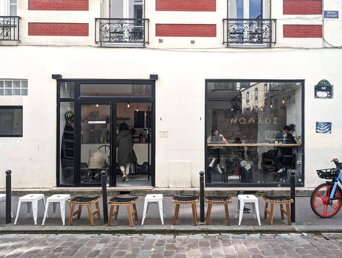 Specialty coffee Nomade café in Paris